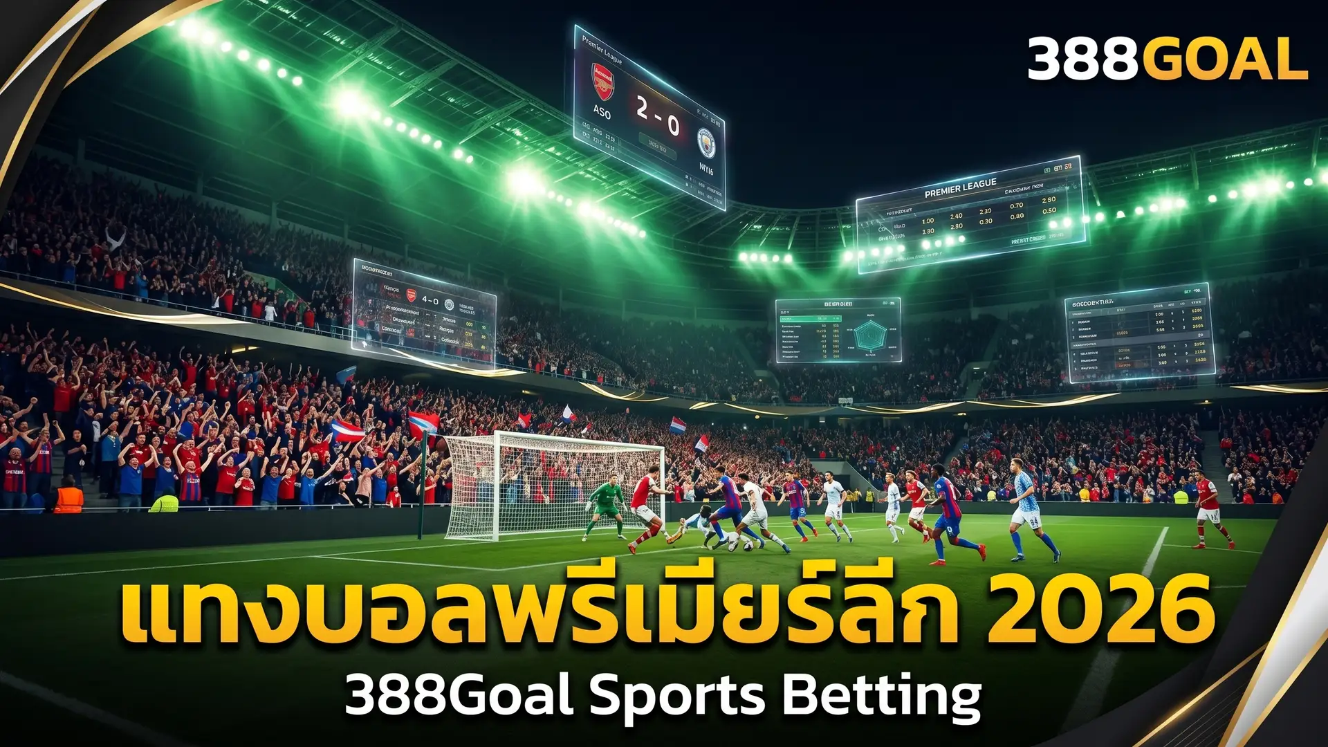 แทงบอลพรีเมียร์ลีก 388Goal 2026