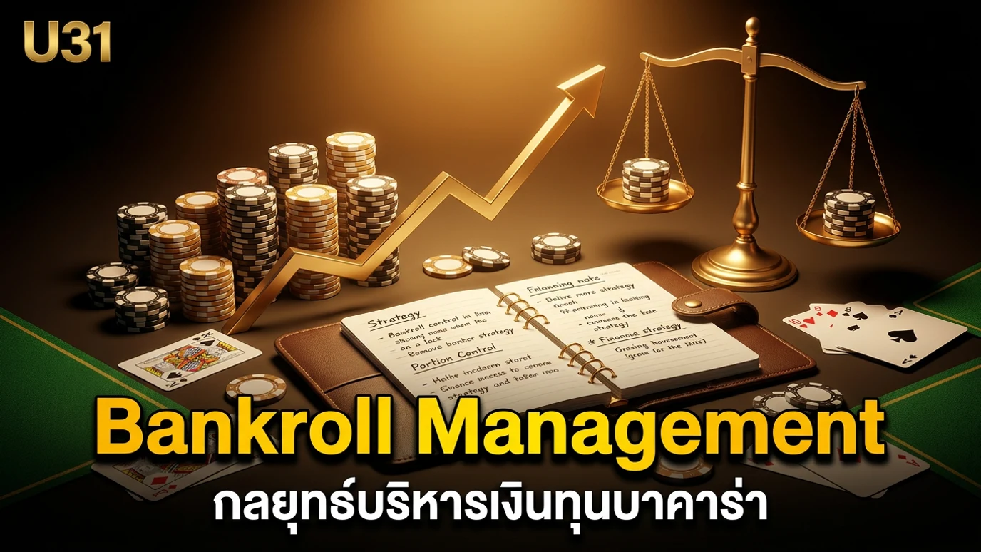 กลยุทธ์การจัดการเงินทุนบาคาร่า bankroll management