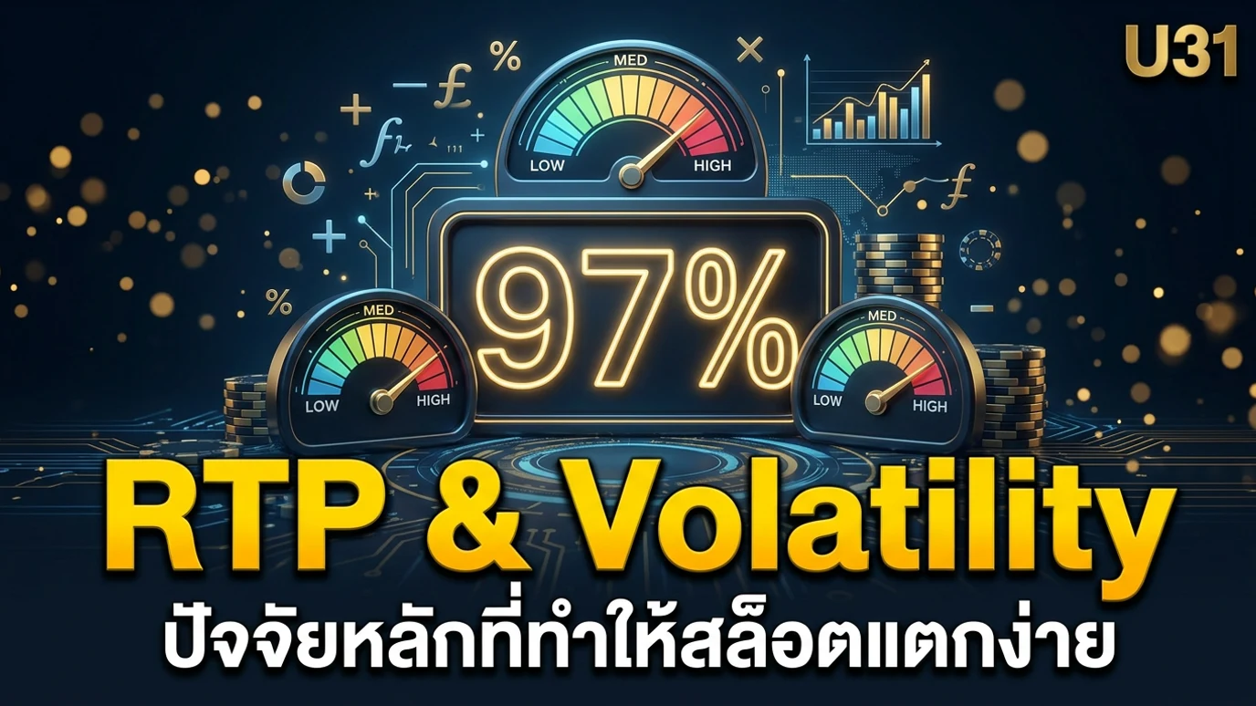 ปัจจัย RTP และ Volatility ที่ทำให้สล็อตแตกง่าย 2026