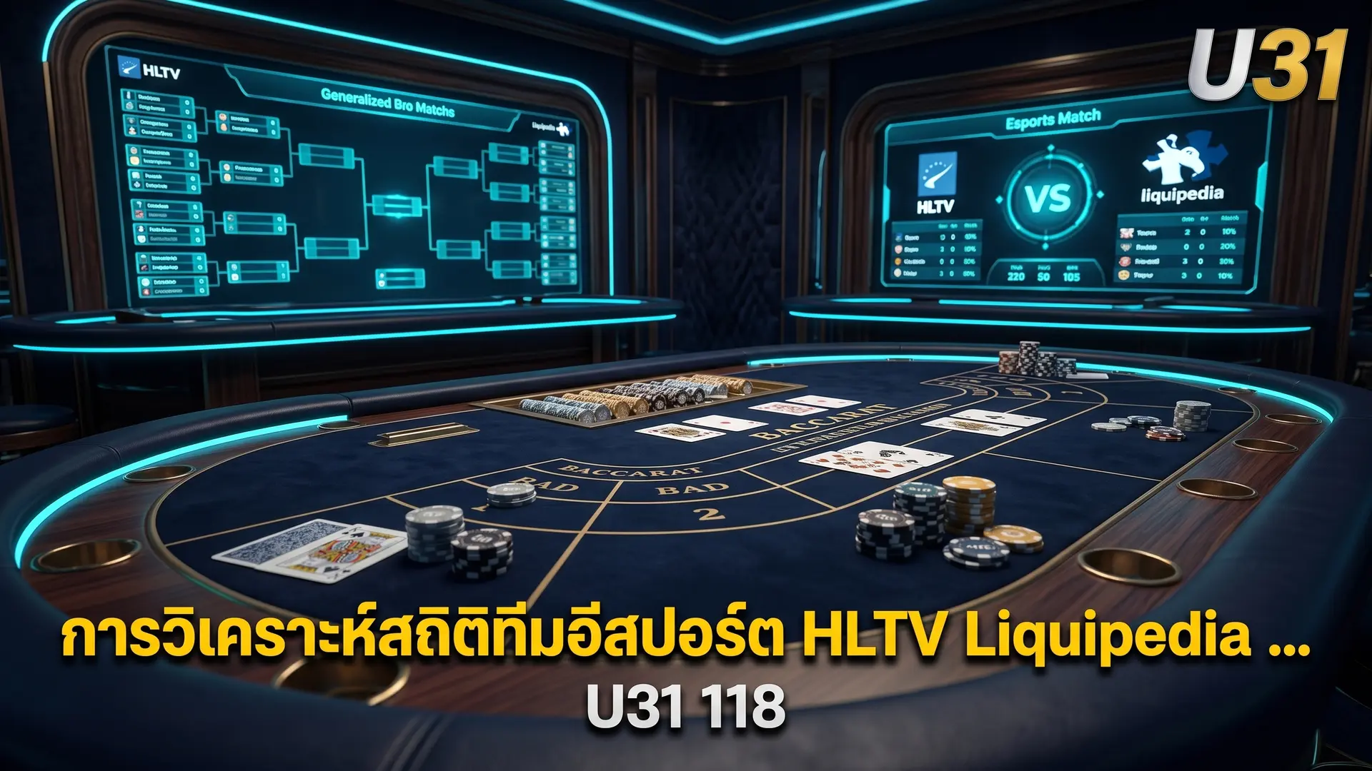 การวิเคราะห์สถิติทีมอีสปอร์ต HLTV Liquipedia ก่อนแทงอีสปอร์ต