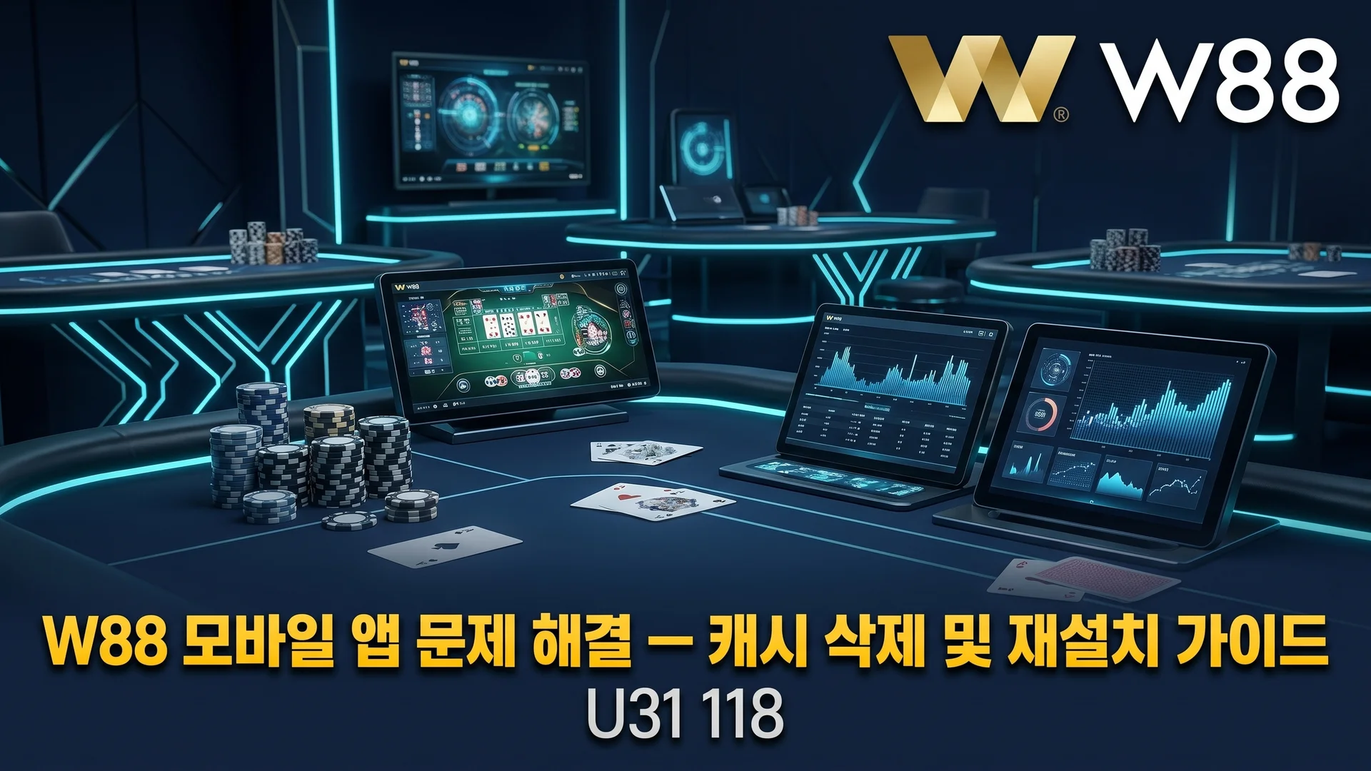 W88 모바일 앱 문제 해결 — 캐시 삭제 및 재설치 가이드