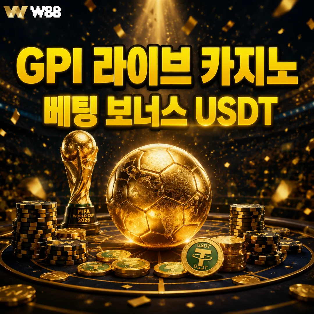 W88 GPI 스포츠·카지노 보너스 (USDT)