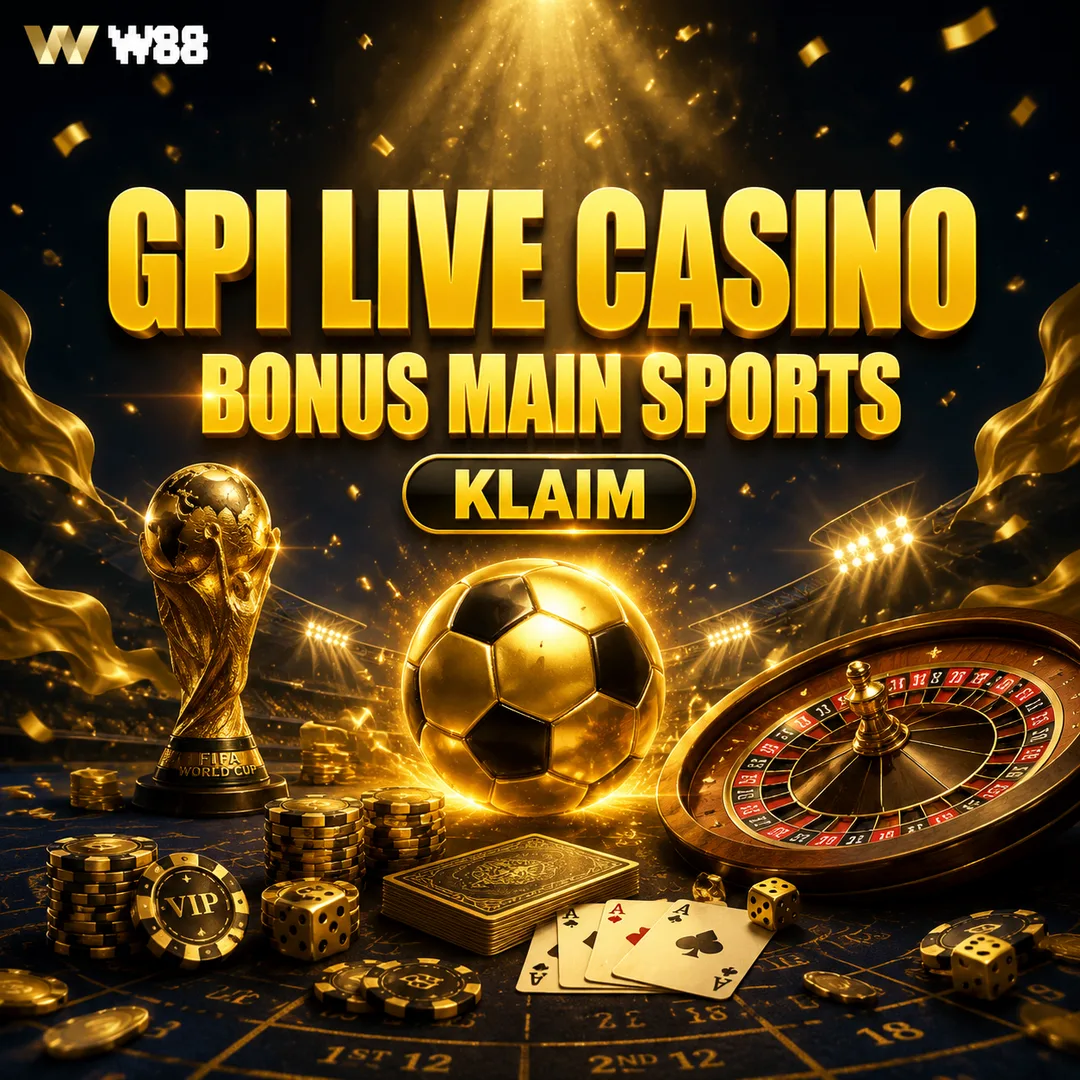 Main Sports Bonus GPI Virtual Live Casino W88 IDR