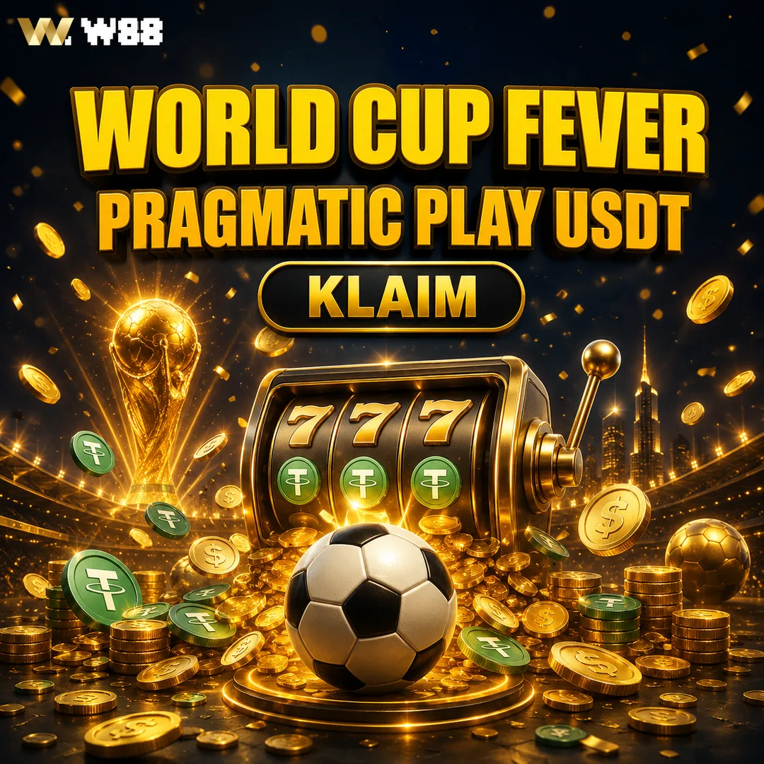 Pragmatic Play World Cup Fever USDT — Bonus Slot Mingguan 12 USDT di W88