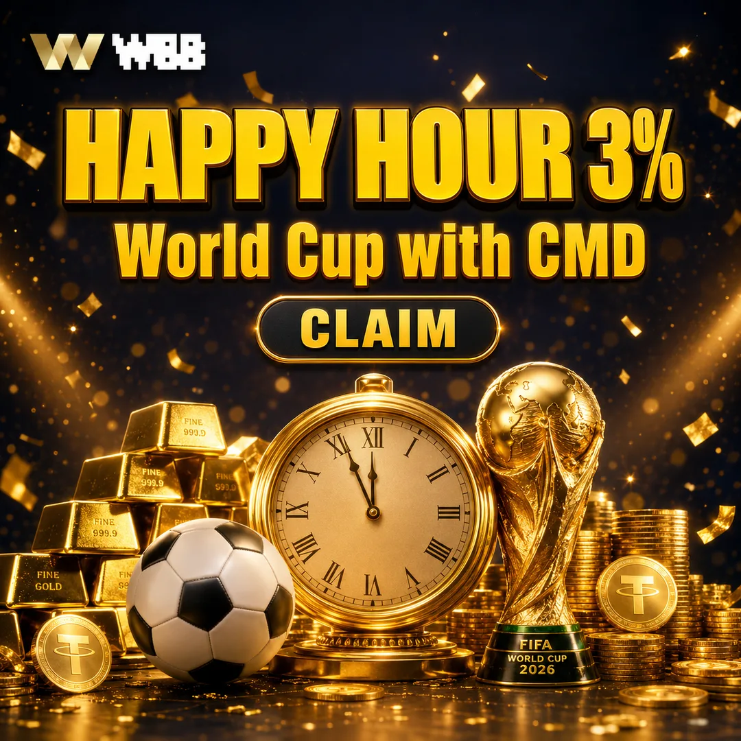 CMD Happy Hour 3% World Cup 2026 W88