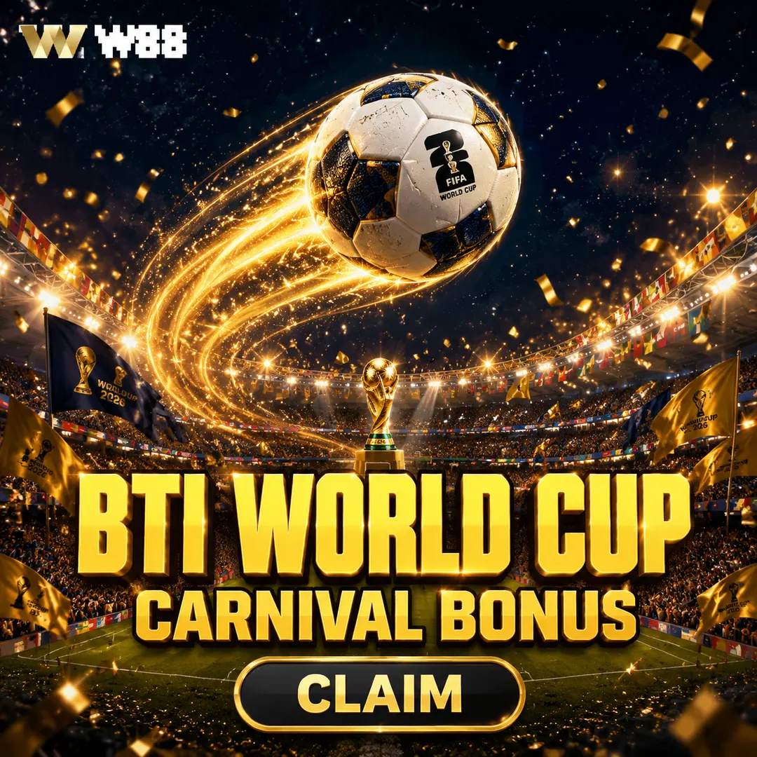 BTI World Cup Carnival bonus promotion at W88