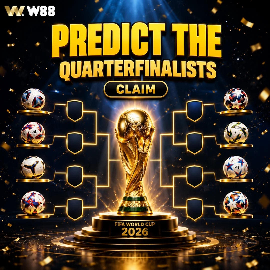 Predict the 2026 FIFA World Cup Quarterfinalists — W88 Contest