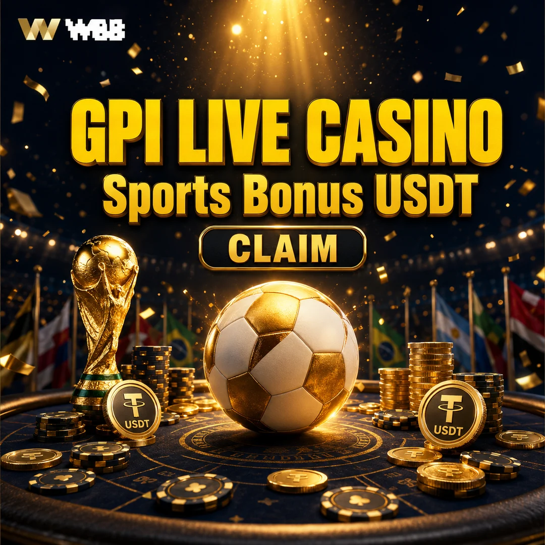 GPI Virtual Live Casino Sports Bonus — World Cup 2026 USDT — W88